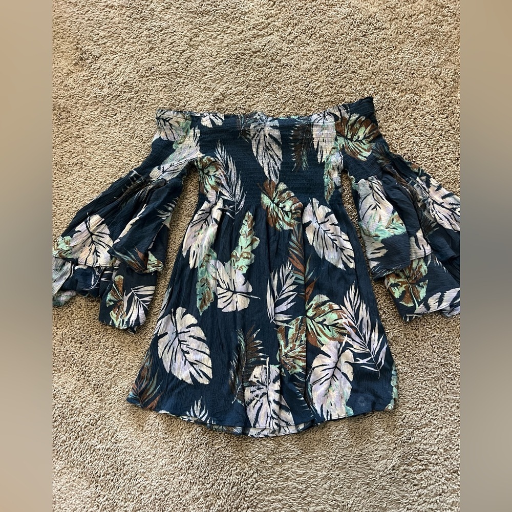Illa illa vici smocked off the shoulder dress - Picture 10 of 12